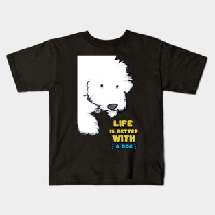 Life is Better with a Dog Kids T-Shirt